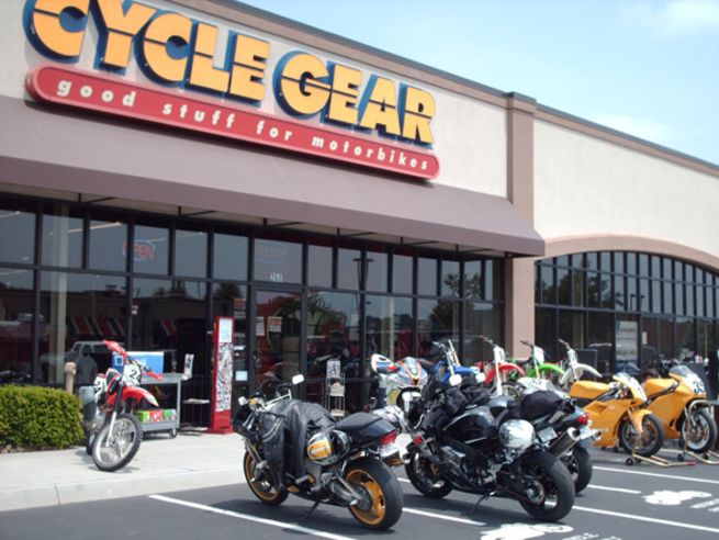 Motorcycle gear including helmets, jackets, boots, and accessories available at Cycle Gear